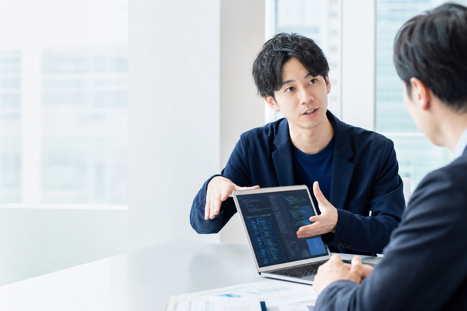 FDEが顧客と技術要件を整理する業務イメージ